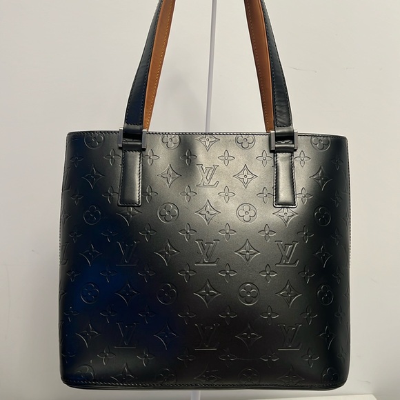 Louis Vuitton Charcoal Grey Leather Shoulder Bag 11.5”x10”x5” - Picture 1 of 10